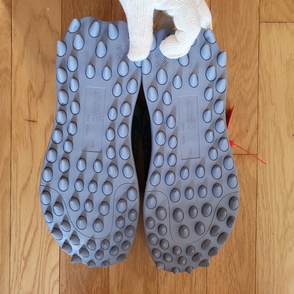 Us Men's  9.5 Off-White ODSY-1000 'Blue Fluo Yellow'